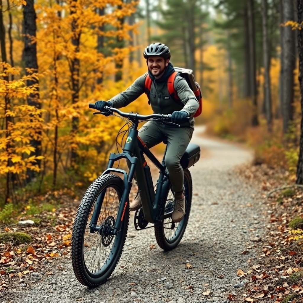 Hunting eBike guide illustration